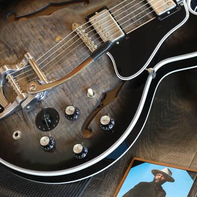 Unplayed! 2026 Gibson Custom Shop Gary Clark Jr. Signature Limited #13 ES-355 Semi-Hollow Electric Guitar Cobra Burst VOS + COA OHSC image 6