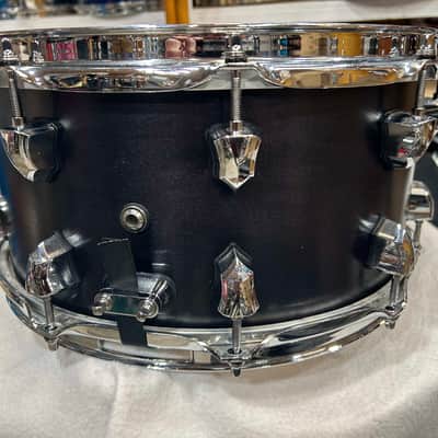 SJC 7"X14" Tour Model 10 ply maple (1274-12154) 11/24/20 - Black Matte Lacquer image 4