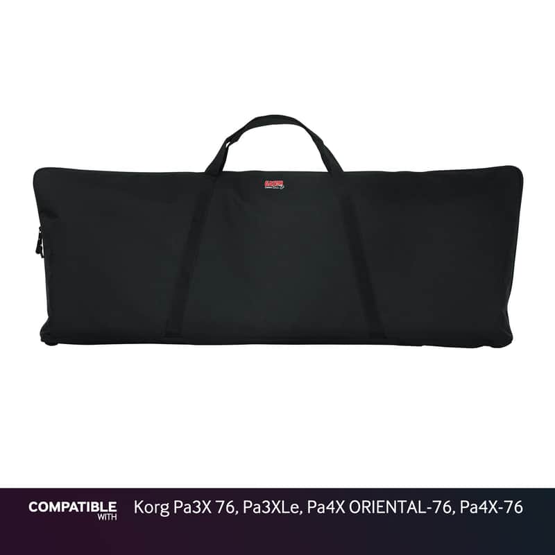 Gator Economy Keyboard Gig Bag for Korg Pa3X 76, Pa3XLe, Pa4X ORIENTAL-76, Pa4X- image 1
