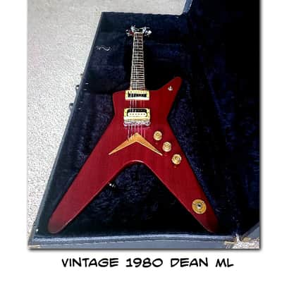 Vintage 1980 Dean ML Guitar - Very Rare! image 2