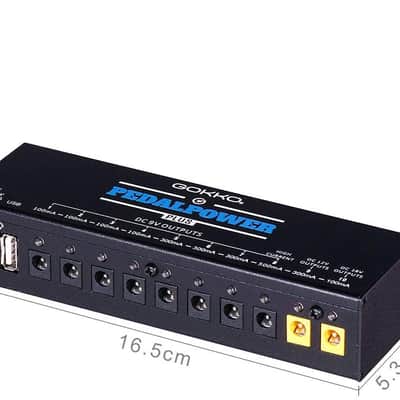 Guitar Pedal Power Supply with 10 DC Output for 9V/12V/18V Effect Pedals image 3