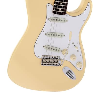 Fender Yngwie Malmsteen Stratocaster Electric Guitar Scalloped Rosewood FB, Vintage White image 12