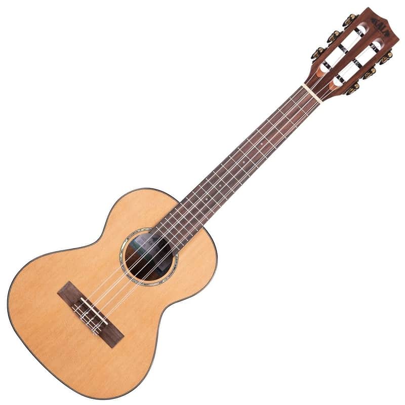 Kala Brand Solid Cedar & Acacia 6-String Tenor Ukulele image 1