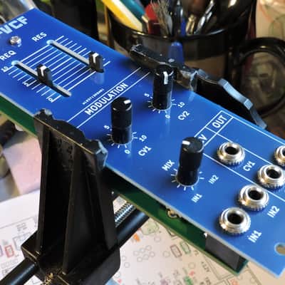 G-Storm Electro 101-VCF Blue 8HP Eurorack Roland SH-101 Lowpass Filter Adaptation image 2