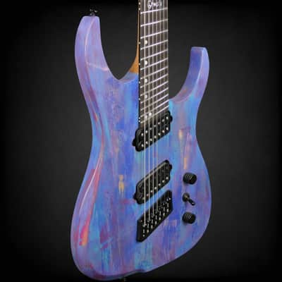 Ormsby Custom Secret Run Hypemachine 7 String Multiscale Customshop HH -Hand Painted - 2018 - w/case image 2