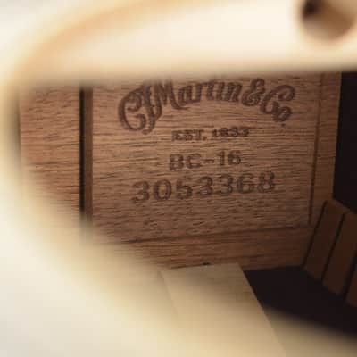 Martin BC-16E Acoustic-Electric Bass Guitar Rosewood image 12