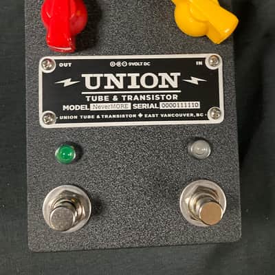 Union Tube & Transistor NeverMore Overdrive - Black - with Wood Box image 3