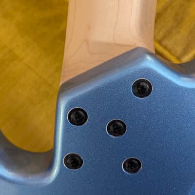 Lakland Skyline DJ-5 Darryl Jones Signature 5-String with Indian Laurel Fretboard 2025 - Lake Placid Blue image 10