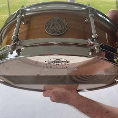 Dunnett/Stanton Moore Spirit of New Orleans snare drum Acacia 14 X 4.5 Unique hardware/adjustable Air vent and Throw-Off image 6