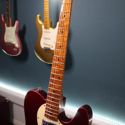 Fender CS Masterbuilt Tele by Yuri Shishkov 2017 - Dark Cherry image 6