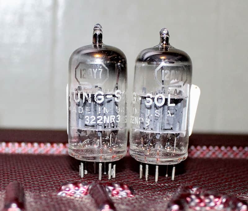 TUNG SOL 12AY7 USA 6072 PERFECT MATCH PAIR GRAY | Reverb Australia