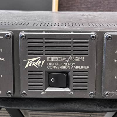 Peavey DECA/424 Power Amplifier 1980s - Black image 1