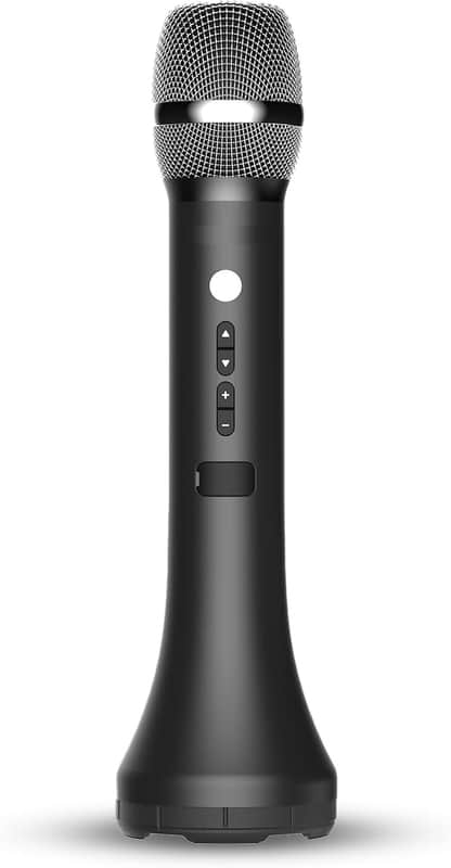 Bluetooth Microphone Wireless Voice Amplifier, Professional Intelligent Noise Cancelling Handheld/Desktop Mic Speaker, 15W Wireless Mic with 3 Sound Effects for Teaching Singing Speaking Karaoke image 1