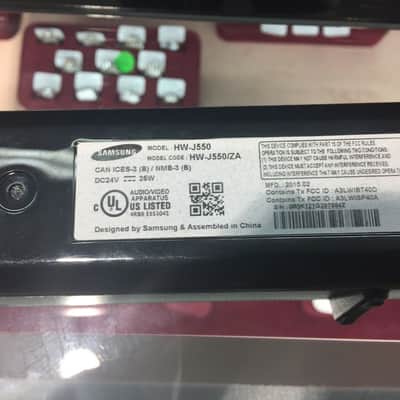 Samsung PS-WJ550 & HW-J550 Wireless Subwoofer & Active Soundbar - W/ Accessories image 3
