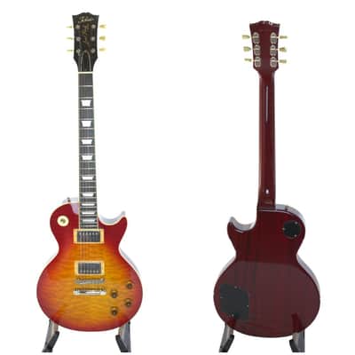 Tokai Love Rock LS90Q Quilt Maple Top Les Paul MIJ Japan 2009 Heritage Dark Cherry image 2