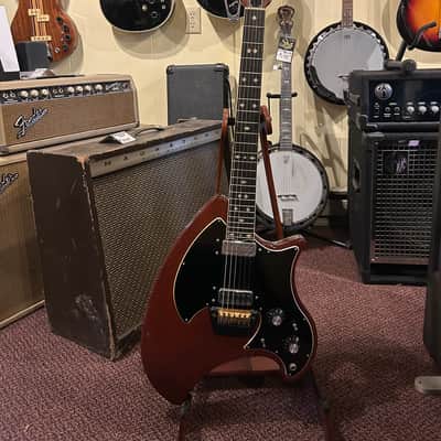 1970's Ovation Breadwinner Brown Mahogany Electric Guitar image 1
