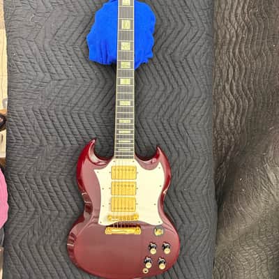 Gibson SG Custom 3 pickup 1992 - Deep Cherry image 1