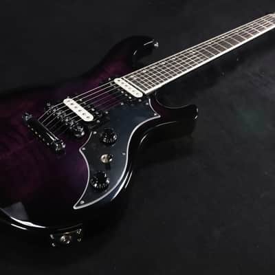 Gibson Victory Figured Top Electric Guitar - Dark Purple Burst 028 image 3