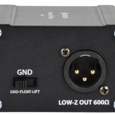 Chord Passive DI Direct Injection Box , Black, 173.292, Black, 173.292 image 2