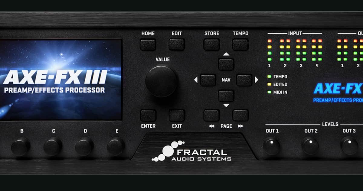 Fractal Audio Announces Axe-FX III Preamp and Effects | Reverb News