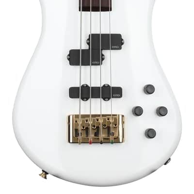 Spector Euro Classic 4 Bass Guitar - Solid White image 2