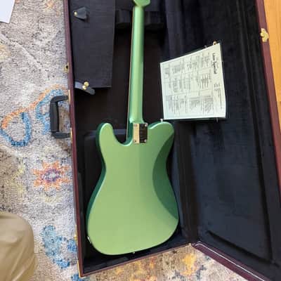 Shabat Lion Special Mahogany 24.75" Scale Humbucker Guitar – Inverness Green image 12