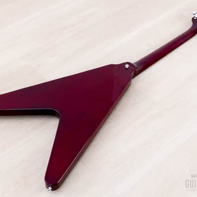 2014 Edwards by ESP E-FV-120D Flying V Cherry Red w/ Seymour Duncan, Hangtags image 13