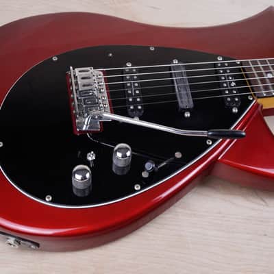 Tokai Blazing Fire Talbo Reissue SSS MIJ 1990's Metallic Red Seymour Duncan HHH Pickups Made in Japan w/ Bag image 3