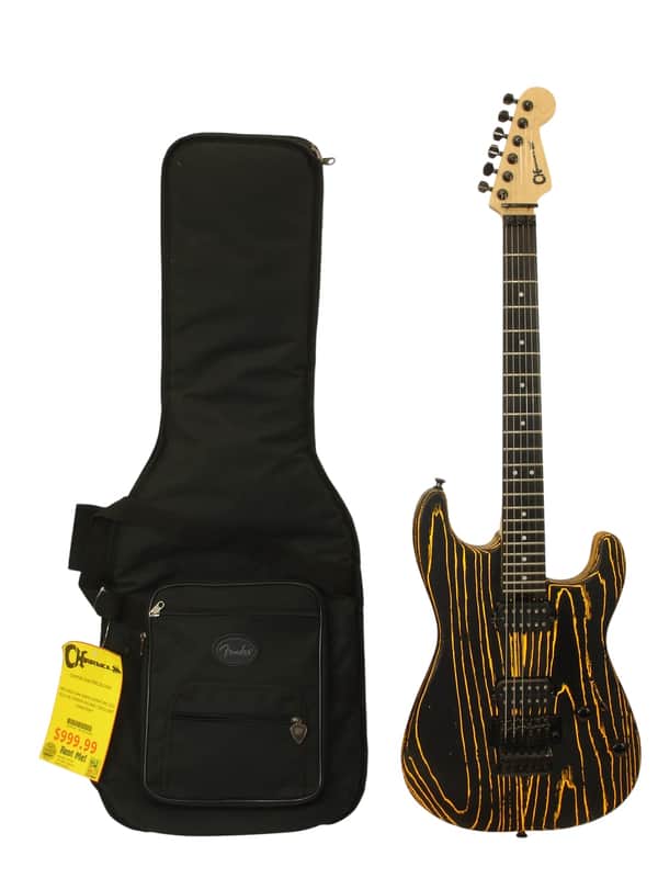 2021 Charvel Pro-Mod San Dimas Style 1 HH FR E Ash Electric Guitar, Ebony Fingerboard, Old Yella w/ Bag image 1