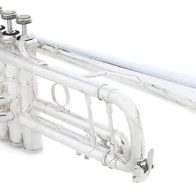 Bach 180 Stradivarius Professional Bb Trumpet - 43 Bell - Silver Plated (BA180S43v2d1) image 1