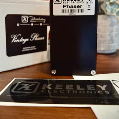Keeley Custom Shop Limited Edition Vintage Phaser 2020s - Black image 4
