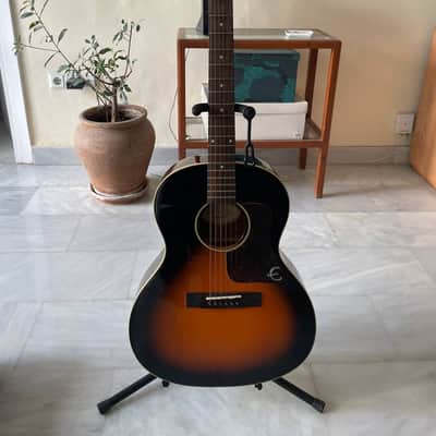 Epiphone EL-00 2012 - Vintage Sunburst with hard case and Dean Markley piezo image 11