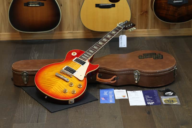 1995 Gibson Les Paul Classic Electric Guitar Figured Cherry Sunburst + OHSC image 1