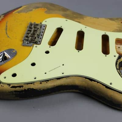 MJT Official Custom Order Vintage Aged Nitro Finish Guitar Body by Mark Jenny VTS Sunburst image 4