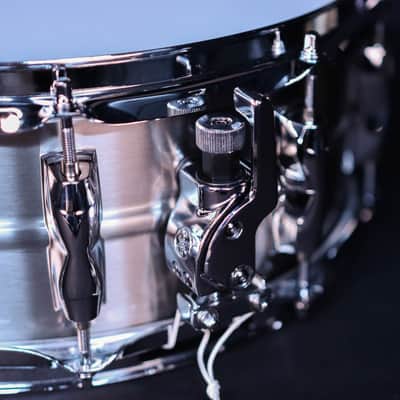 Yamaha 14" x  5.5" Recording Custom Stainless Steel Snare Drum image 4