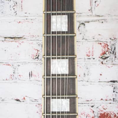 D'Angelico Premier DC Semi-Hollow Electric Guitar Double Cutaway w/ Stop-Bar Tailpiece & HSC  Natural USED image 8