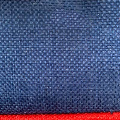 Vintage-Style Speaker Cloth – Thick Linen Burlap Fabric-ink black image 15