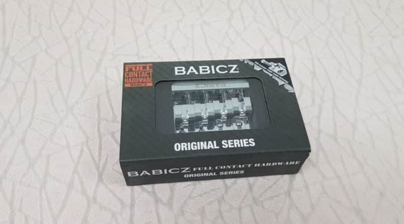 Babicz Full Contact Hardware FCH 4-String Bass Bridge String-Thru Chrome FCH4CH image 1