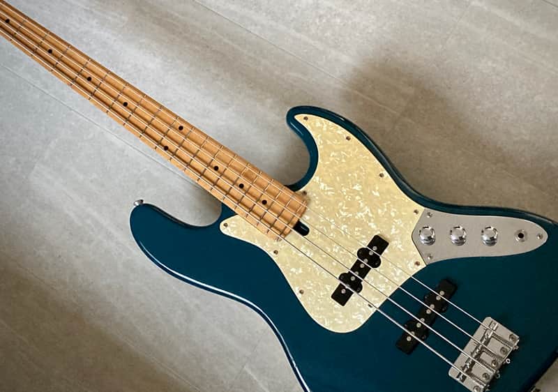 Brian by Bacchus BJB-380 MarineBlue Jazz Bass 1990s image 1
