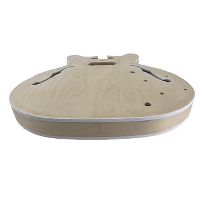 335 Style Electric Guitar Semi Hollow Body, Maple image 7