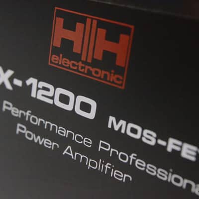 HH Electronic VX-1200 Mos-Fet Power Amplifier Sunset Sound Factory