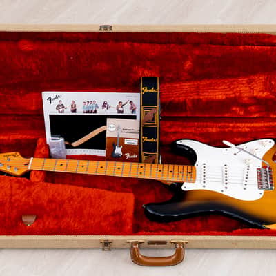 1983 Fender Fullerton American Vintage ‘57 Stratocaster Sunburst w/ Case, Hangtags image 24