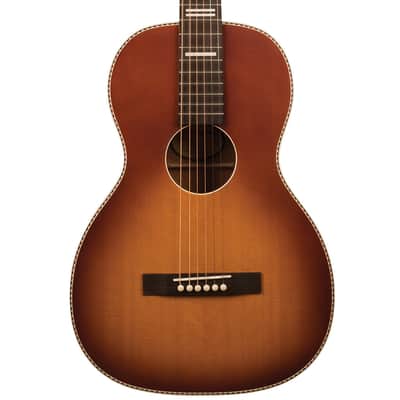 Recording King RPS-7-TS Dirty 30's Single 0 Parlor Acoustic Guitar, Tobacco Sunburst image 2