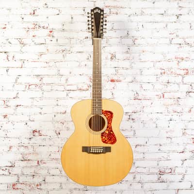 Guild - F2512e - 12 String Acoustic Electric Guitar, Natural - w/Bag - x2055 - USED image 2
