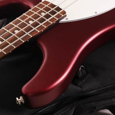 Music Man Sub Sterling Bass Textured Red 2004 image 8