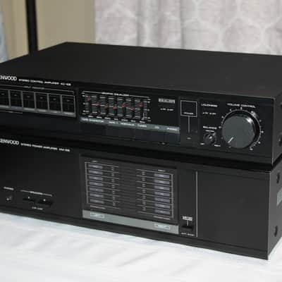 Vintage Kenwood KC-106 Stereo Control Amplifier & KM-106 Power