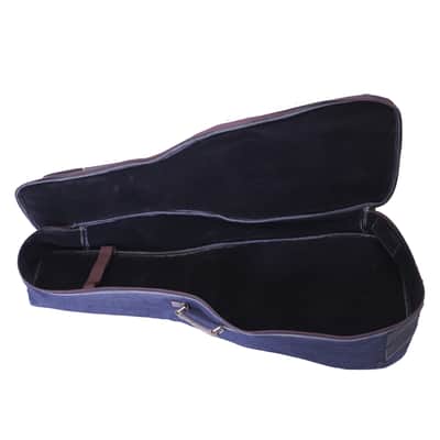 Handmade Denim and Leather Guitar Case for Acoustic Guitars Classical Guitar Gig Bag Padded BackPack image 4