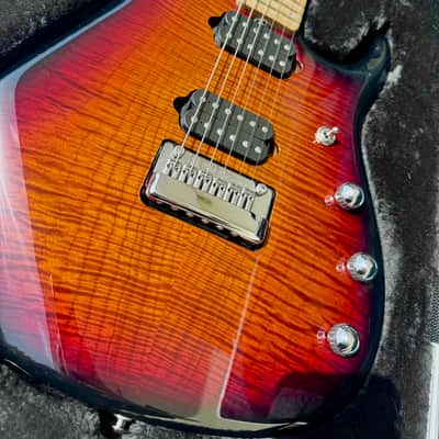 Ernie Ball Music Man John Petrucci Signature JP15-6 2025 - Present - Green Tiger Eye Flame image 2