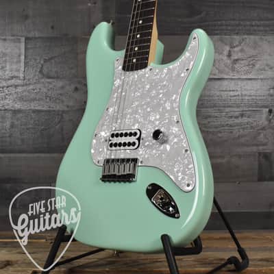 Mint Fender LTD Tom DeLonge Stratocaster - Surf Green with Deluxe Gig Bag image 10