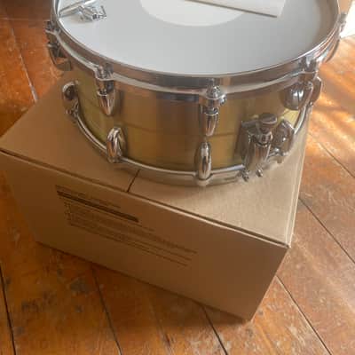 Gretsch G4169BBR USA Custom Bell Brass 6.5x14" 20-Lug Snare Drum 2018 - Present - Brass image 4